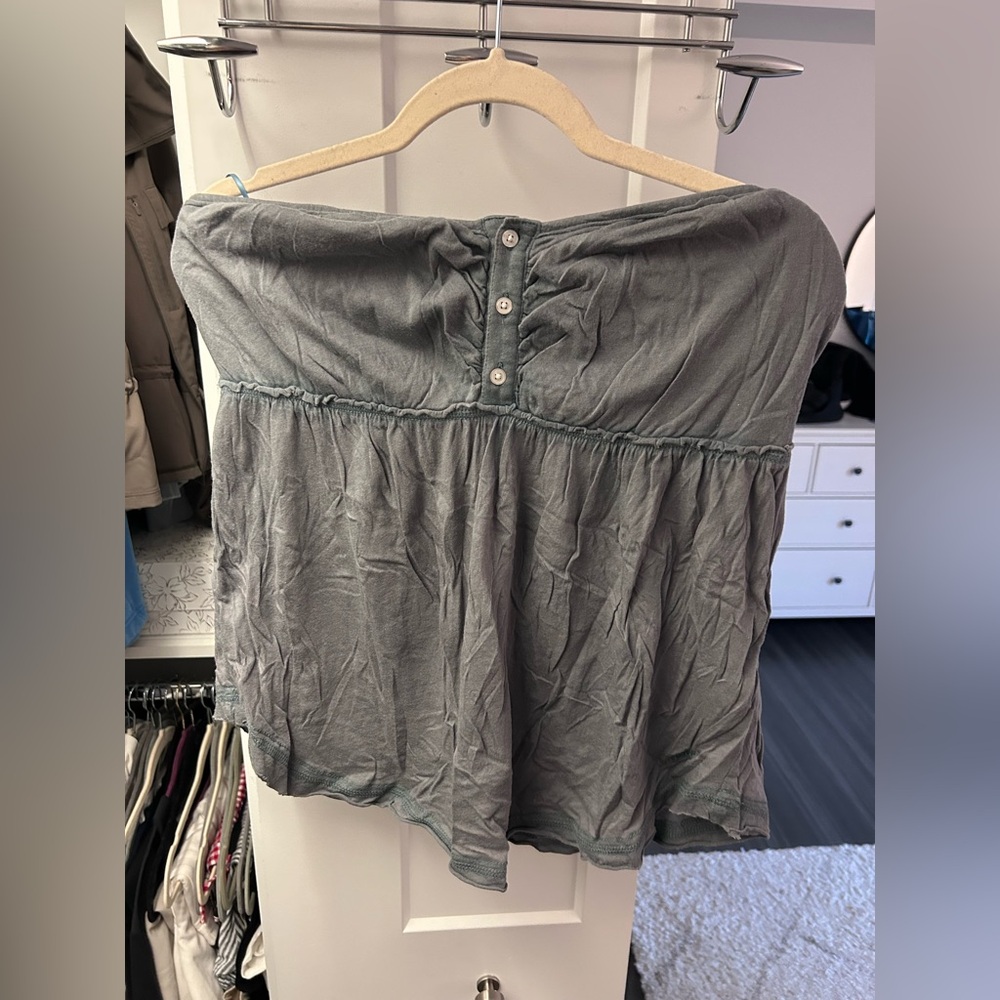 Urban Outfitters Strapless Babydoll Top